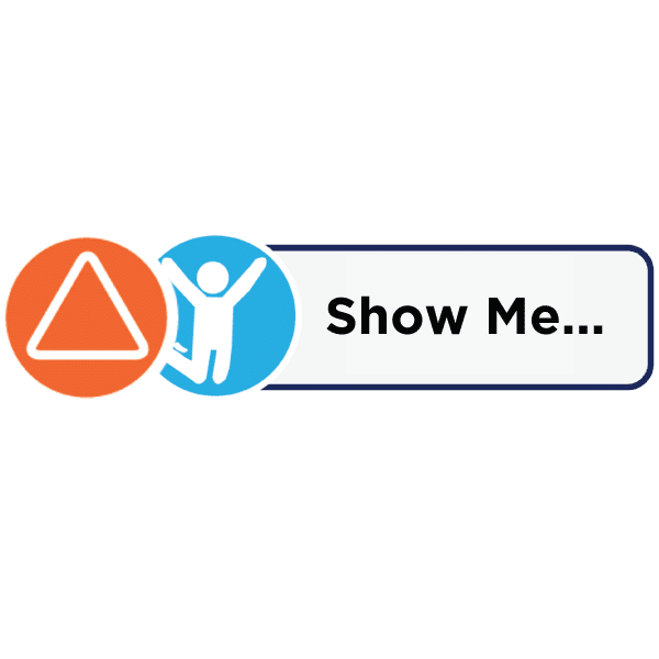 Show Me... Activity Card label